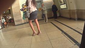 tight skirt tight ass high heels pantyhose