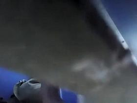 Milf caught in pool cabin