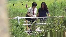 Big bush asian pisses