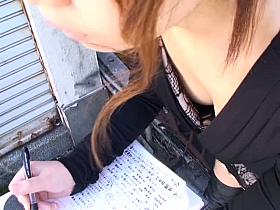 Downblouse spy cameramen strike again in the streets asia