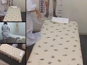 Big arse Japanese babe enjoys in voyeur erotic massage movie