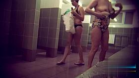 Hidden cameras in public pool showers 698