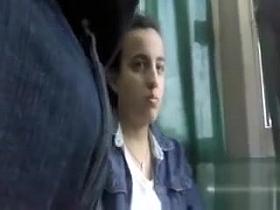 Boner on the train right next to a cute girl