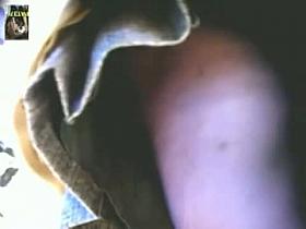 Seductive lady in stocking is exposed in sexy upskirt video