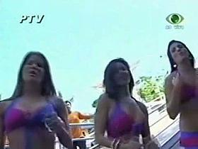 Upskirt video of insanely hot dancing beauties on TV