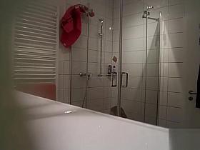German mother in intimate spy video