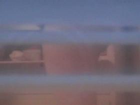 A white chick with a big butt and a hairy pus drying off after a shower