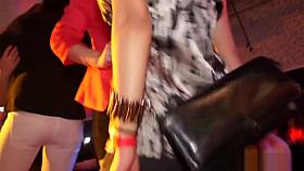 Real euro first timers are cock skiing