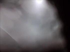 Guy with voyeur cam approached the dressing room spying fem