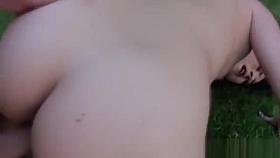 Latina gets her knees dirty in the garden