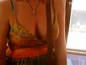 Milf with great tits and cleavage