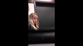 Blonde with nice tits nice feet.