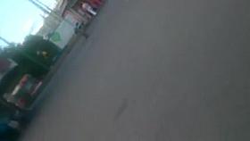 Upskirted girl with a roller