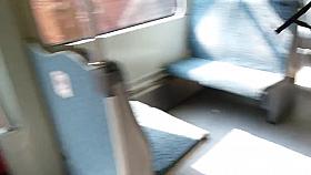 Blonde Wearing Tight Sexy Shorts 1 - Walk On Train