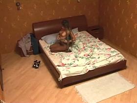 Naughty babe gets dirty with pussy in masturbation spy cam