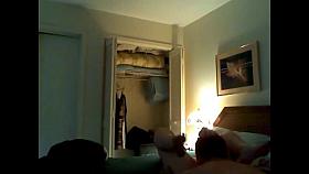 Hidden camera catching a bit of hot oral action