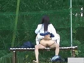 Sexual exciting outdoor sex