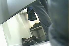Clothes shop changing room voyeur video with a fresh girl