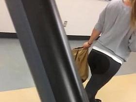 Gym voyeur slo mo big ass