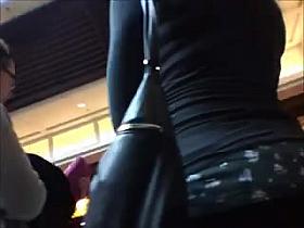 Mall Escalator Booty Candid