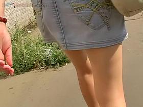 Up petticoat view of my ex girlfriend