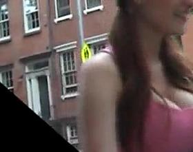 huge boobs teen bouncing cleavage