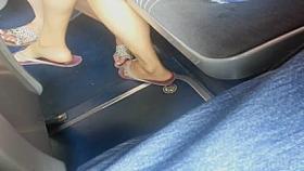 candid shoeplay milf