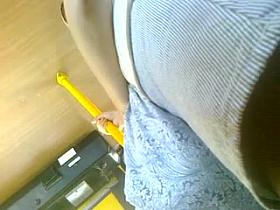 upskirt russian path to the beach