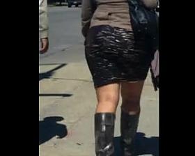 Juicy Ass Booty In A Skirt