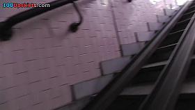 Hot real upskirts with participations of young lady