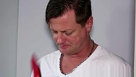 Glamcore babe enjoys erotic rubdown