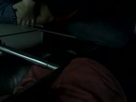 Black brazilian girl at subway