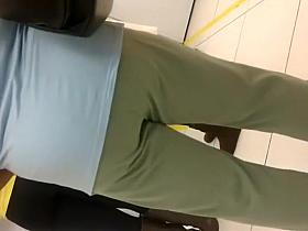 Turning the phone to see that ass