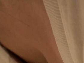 Gorgeous babe filmed downblouse in the public