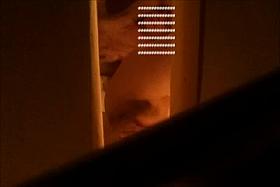 Voyeur Through window Amateur couple making love