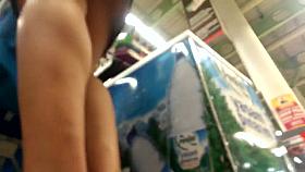 turkish upskirt at supermarket