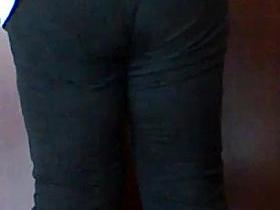 Booty in tight leggings 2