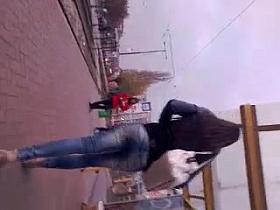 Candid ass, tight jeans 3.