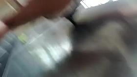 Upskirt cute white dress