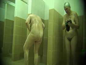 Hidden cameras in public pool showers 1080