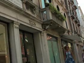 Impressive girl's upskirt on the street