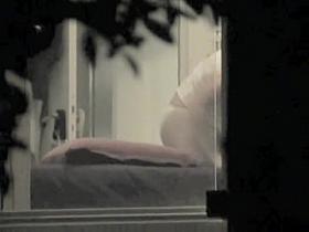 I am voyeuring neighbor in panty in the window