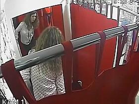 Spy camera installed in clothes store changing room