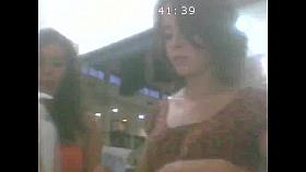 upskirt at the mall