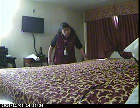 Hotel maid discovers fake pussy fleshlight hidden cam part 2
