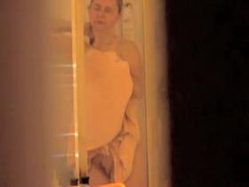 Spy cam in shower shoots sexy nudity of amateur wife