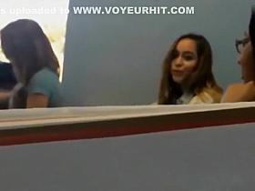 Tits flash during school class