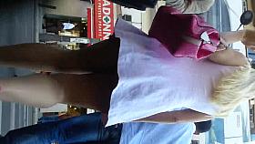 spy sexy blonde upskirt romanian