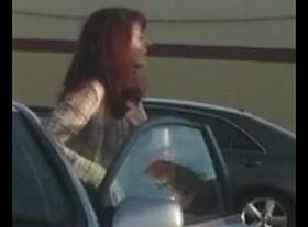 Redhead Candid Tits n ass