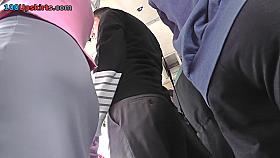 Upskirting sheer panty footage of a hot angel